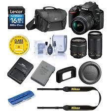 Nikon D3500 Camera With Nikkor 18 55mm And 70 300mm Lens Kit