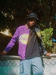 Unk la lakers black pullover hoodie jacket size 2xl nba basketball laser. Los Angeles Lakers Half Court Jacket Black Purple Young Reckless