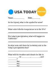 If you choose ez pay, you authorize us to automatically charge the credit card you indicate every month. Usa Today Weather By Cactus Coach Teachers Pay Teachers