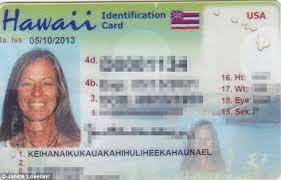 (1) legal presence, (2) legal name and (3) date of birth document must be a valid original or certified copy, and unexpired. Janice Keihanaikukauakahihuliheekahaunaele Hawaiian Woman Told To Trim Long Last Name Because It Doesn T Fit On State Id Cards Daily Mail Online