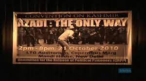 Anshul Saxena on X: "Arundhati Roy speech under the banner "Azadi : The Only Way" in 2010. 1) Kashmir has never been an integral part of India. 2) Know your enemy and
