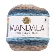 Lion Brand Mandala Baby Wishing Well Self Striping Light Acrylic Multi Color Yarn Walmart Com