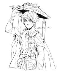s a s h 🐉 comm waitlist 📍 on X: scaramouche doodle because im starting  to like him... 👉👈 (also im trying out a new brush) #GenshinImpact  #Wanderer t.co0cgL6C5Fdc  X