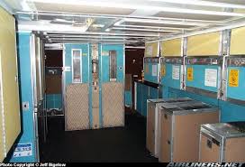 Lockheed L 1011 385 1 15 Tristar 250 Lower Galley Where Food Is Warmed Notice That The Only Carts In This Galley A Lockheed Delta Airlines Aircraft Interiors