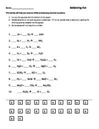 Balancing chemical equations worksheet with answers grade 10 luxury from chemistry balancing chemical equations worksheet answer key , source:therlsh.net. Balancing Chemical Equations Worksheet Teachers Pay Teachers