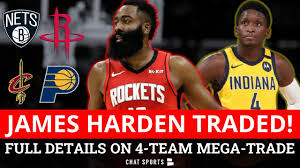 Houston rockets superstar james harden wants to be on a contender elsewhere, and the brooklyn nets and for harden, those returns might be met with a resounding meh from houston. Blockbuster Nba Trade Details On James Harden To Nets Victor Oladipo To Rockets Caris Levert Moved Youtube