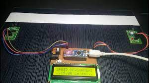 Both ir sensors are connected to the interrupt pin of arduino, and they detect the falling wave. Car Speed Detector Using Arduino Nano Circuit Diagram Pcb Program