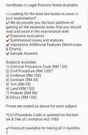 The criminal procedure code malay kanun prosedur jenayah is a malaysian laws which enacted relating to criminal procedure structure chapter i chapter ii. Clp Notes Updated 2019 Books Stationery Books On Carousell