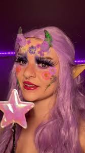 #ad Some fairy Halloween makeup using @clearly contacts from Splash in  Violet Venom. 🧚‍♀️ #clearlypartner #seeclearly