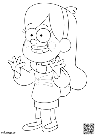 33+ gravity falls coloring pages to print for printing and coloring. Joyful Mabel Coloring Pages Gravity Falls Coloring Pages Colorings Cc