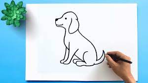 How To Draw A Dog Step By Step - Youtube