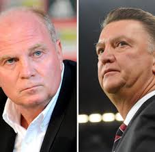 Ehemalige spieler, trainer, funktionäre, beiträge: Fc Bayern Hoeness Van Gaal Halt Sich Fur Gott Vater Welt