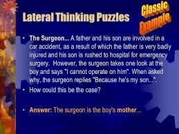 Get hints, track time, print, access previous puzzles and much more. Lateral Thinking Puzzles Ppt Download