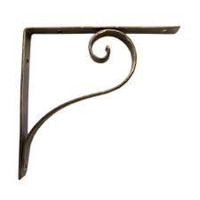 Equerre Decorative Forge Main En Fer Forge Noir 20 X 20 Cm Fer Forge Equerre Et Idees Pour La Maison