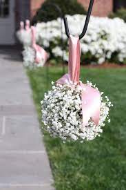 Baby S Breath Pomander Wedding Aisle Decorations Wedding Aisle Decorations Outdoor Wedding Aisle Outdoor