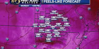 FIRST ALERT WEATHER: Mainly quiet Monday with heat advisory kicking off