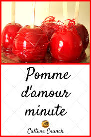Pomme D Amour Minute La Recette Facile Pomme D Amour Recette Facile Pomme