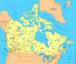 Cartes des villes de colombie. Carte Canada Plan Canada Routard Com