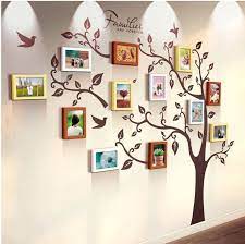 Unique Family Tree Photo Frame And Decal Family Tree Photo Home Decor Family Tree Photo Frame