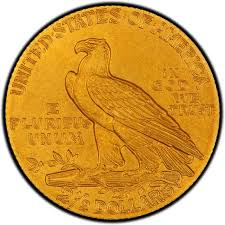 The indian $2.5 gold coin is one whose value is rising all the time. 1913 Indian Head 2 50 Quarter Eagle Values And Prices Past Sales Coinvalues Com