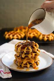You can use coconut oil, canola oil or any other vegetable oil you like. Sweet Potato Waffles With Maple Chipotle Syrup Crumb A Food Blog