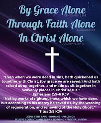 By Grace Alone Through Faith Alone In Christ Alone Believe 1 Corinthians 15 1 4 Nothing Free Salvation G In Christ Alone Names Of Jesus Bible Truth