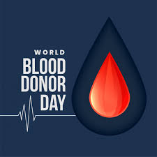 Happy world blood donor day. Free Vector World Blood Donor Day Concept Background