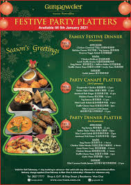 A $400 minimum applies to all dinner party options. Festive Party Platter Stay Gunpowder Indian Restobar Facebook