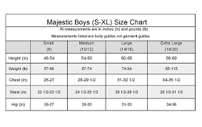 Most Popular Jersey Sizing Chart Youth Baseball Uniform Size