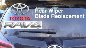2013 toyota highlander tire sizes. Toyota Rav 4 How To Change The Rear Wiper Blade Youtube