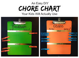 Yes, chore charts and more charts! Easy Chore Chart The Kids Actually Like Midwestern Mama