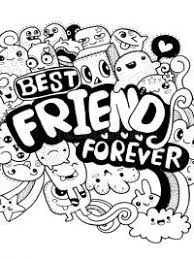 Bff Kleurplaten Topkleurplaat Nl Leuke Doodles Krabbel Kunst Brieven Kawaii Doodles