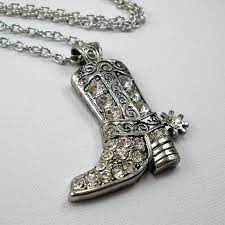 Cowboy Boot Jewelry Cowboy Boot Necklace Cowboy Boot Etsy Horse Jewelry Boot Jewelry Country Jewelry