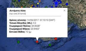 Πότε κλείνουν τα δημοτικά σχολεία Seismos Sthn Krhth 4 Rixter Ais8hta Se Xania Re8ymno Kai Hrakleio Onalert