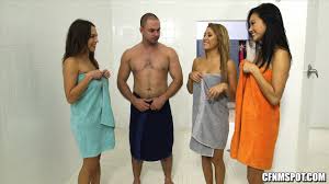 Alina Li, Marina Angel, Lily Love – CFNM Show 2