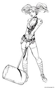 Give them and see how creative the results are. Harley Quinn By Iwannazif D6mbrs8 Harley Quinn Coloring Pages Printable