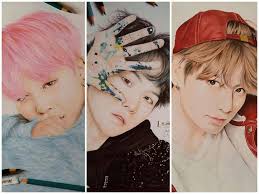 See more ideas about color pencil art, color pencil drawing, pencil drawings. Bts Fanarts Color Pencil Drawings Compilation Army S Amino