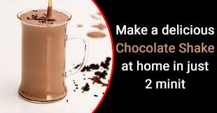 This chocolate milkshake recipe tastes so delicious you'll want to tell all your friends about it. Chocolate Shake Recipe Chocolate Milkshake Chocolate Thick Shake