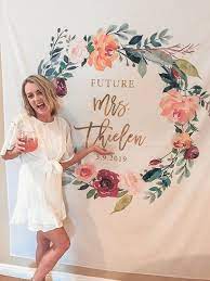 Floral Bridal Shower Photo Backdrop Boho Bridal Shower Etsy In 2021 Bridal Shower Pictures Bridal Shower Backdrop Boho Bridal Shower