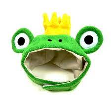 Prince Frog Dog Hat Largest Online Dog Boutique In 2021 Frog Hat Dog Hat Frog
