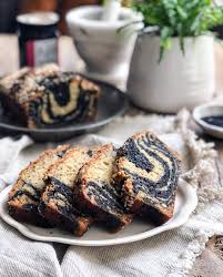 Zebra Black Tahini Banana Bread | The Lemon Apron