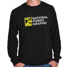 Funny National Porn Magazine Sexual Joke Long Sleeve T Shirts Tees For Men  | eBay