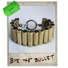 Bite The Bullet Ammo Bullet Bracelet Made Out Of Real 32 Magnum Bullets For Men And Women Rocker Jewelry Bullet Bracelets Valentines Jewelry