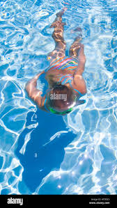 Underwater Swimmer Stock Photo Alamy