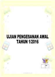 Ujian Diagnostik Thn 1