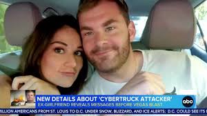 NEW DETAILS ABOUT 'CYBERTRUCK ATTACKER': The former girlfriend of the man  police say blew up a Tesla Cybertruck in Las Vegas last week is speaking  out about his struggles with depression and pain from ...