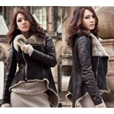 Winter Leather Coat Leather Coat Womens Womens Warm Coat Leather Motorcycle Jacket