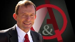 Tony Abbott joins Q and A