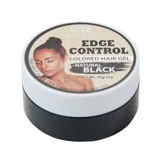 Hair gel is a favorite styler for naturals who are looking for superior hold, curl definition and a beautiful wash and go. Natural Black Colored Edge Control Hair Gel Walmart Com Walmart Com