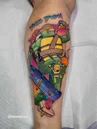 TMNT tattoo by Billy Tanos at iimmerse tattoo Brisbane AUS : rtattoos